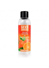Массажное масло Sexy Sweet Fresh Orange с ароматом апельсина и феромонами - 75 мл. - Биоритм - купить с доставкой в Копейске