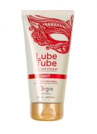 Интимный гель на водной основе Lube Tube Hot с разогревающим эффектом - 150 мл. - ORGIE - купить с доставкой в Копейске
