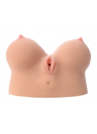 Полуторс Juliana Breast в виде груди с вибровагиной - KOKOS - в Копейске купить с доставкой