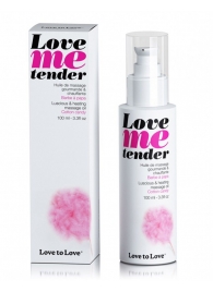Съедобное согревающее массажное масло Love Me Tender Cotton Candy с ароматом сладкой ваты - 100 мл. - Love to Love - купить с доставкой в Копейске