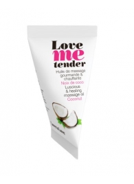 Съедобное согревающее массажное масло Love Me Tender Cocos с ароматом кокоса - 10 мл. - Love to Love - купить с доставкой в Копейске