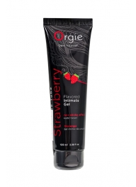 Интимный гель на водной основе Lube Tube Strawberry с клубничным вкусом - 100 мл. - ORGIE - купить с доставкой в Копейске