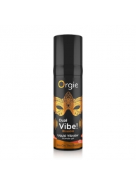 Съедобный гель Dual Vibe Sex On The Beach с эффектом вибрации и вкусом коктейля «секс на пляже» - 15 мл. - ORGIE - купить с доставкой в Копейске