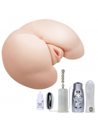 Вибрирующий мастурбатор-попка с ротацией и пультом управления - Baile - в Копейске купить с доставкой