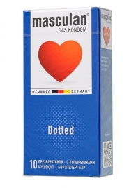 Презервативы с пупырышками Masculan Dotted - 10 шт. - Masculan - купить с доставкой в Копейске