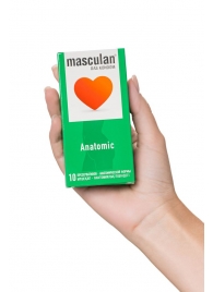 Презервативы анатомической формы Masculan Anatomic - 10 шт. - Masculan - купить с доставкой в Копейске