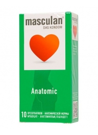 Презервативы анатомической формы Masculan Anatomic - 10 шт. - Masculan - купить с доставкой в Копейске