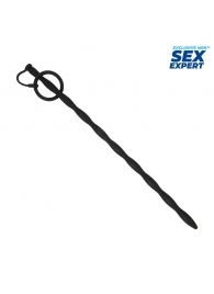 Черный стимулятор уретры Sex Expert - Sex Expert - купить с доставкой в Копейске