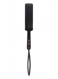 Черный кожаный пэддл - 37 см. - Pecado - купить с доставкой в Копейске