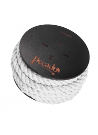 Белая веревка для шибари на катушке - 5 м. - Pecado - купить с доставкой в Копейске