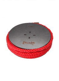 Красная веревка для шибари на катушке - 10 м. - Pecado - купить с доставкой в Копейске