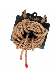 Джутовая веревка для шибари - 5 м. - Pecado - купить с доставкой в Копейске