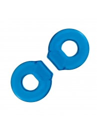 Комплект из двух колец для пениса 2-Pack Ultra-Stretch Stamina Endurance Ring - BlueLine - в Копейске купить с доставкой