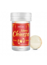 Интимный гель Chinesa Esfera с охлаждающе-пульсирующим эффектом (2 шарика по 3 гр.) - HotFlowers - купить с доставкой в Копейске