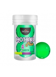 Лубрикант на силиконовой основе Hot Ball Plus с покалывающим эффектом (2 шарика по 3 гр.) - HotFlowers - купить с доставкой в Копейске