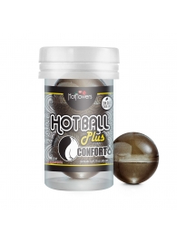 Анальный лубрикант на масляной основе Hot Ball Plus Conforto (2 шарика по 3 гр.) - HotFlowers - купить с доставкой в Копейске