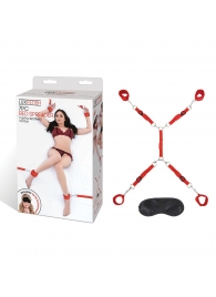 Красная фиксация на матрас Classic Bedspreader - Lux Fetish - купить с доставкой в Копейске
