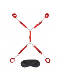 Красная фиксация на матрас Classic Bedspreader - Lux Fetish - купить с доставкой в Копейске