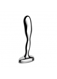 Стальной стимулятор простаты Stainless Steel Prostate Plug - 11,5 см. - b-Vibe - в Копейске купить с доставкой