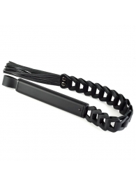 Черная кожаная плеть «Клеопатра» - 62 см. - Sitabella - купить с доставкой в Копейске