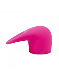 Розовая насадка на wand-вибратор для имитации орального секса Flick - Le Wand
