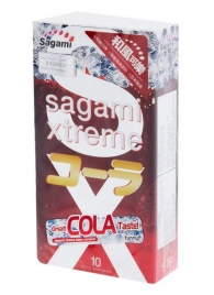 Ароматизированные презервативы Sagami Xtreme COLA - 10 шт. - Sagami - купить с доставкой в Копейске
