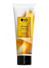 Лубрикант на водной основе OYO Aroma Gel Banana с ароматом банана - 75 мл. - OYO - купить с доставкой в Копейске