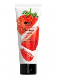 Лубрикант на водной основе OYO Aroma Gel Strawberry с ароматом клубники - 75 мл. - OYO - купить с доставкой в Копейске