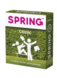Классические презервативы SPRING CLASSIC - 3 шт. - SPRING - купить с доставкой в Копейске