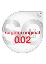 Ультратонкий презерватив Sagami Original - 1 шт. - Sagami - купить с доставкой в Копейске