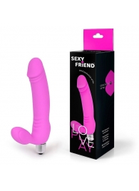 Розовый безремневой страпон Sexy Friend - 1137 - купить с доставкой в Копейске