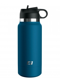 Мастурбатор-вагина в синей колбе F*ck Flask - Pipedream - в Копейске купить с доставкой