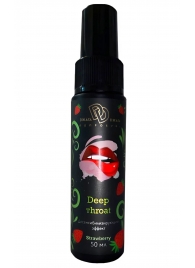 Спрей для горла Deep Throat с десенсибилизирующим эффектом и вкусом клубники - 50 мл. - БиоМед - купить с доставкой в Копейске
