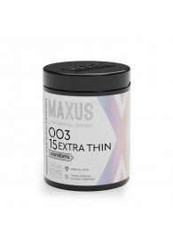 Экстремально тонкие презервативы MAXUS 003 Extra Thin - 15 шт. - Maxus - купить с доставкой в Копейске