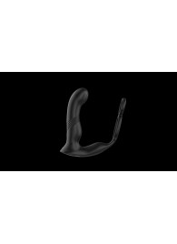 Черный вибромассажер простаты с эффектом фингеринга - 16 см. - Secwell - в Копейске купить с доставкой