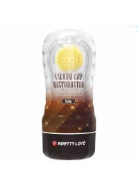 Прозрачный текстурированный мастурбатор Vacuum Cup Masturbator Stellar - Baile - в Копейске купить с доставкой