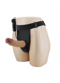 Полый вибрострапон на регулируемых трусиках Draven - 17,5 см. - Baile - купить с доставкой в Копейске