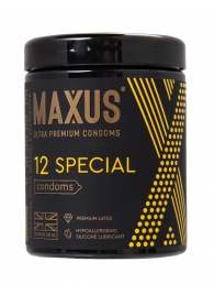 Презервативы с точками и рёбрами MAXUS Special - 12 шт. - Maxus - купить с доставкой в Копейске