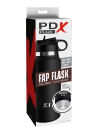 Черный мастурбатор в виде бутылки Fap Flask - Pipedream - в Копейске купить с доставкой