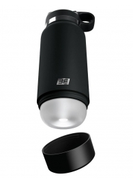 Черный мастурбатор в виде бутылки Fap Flask - Pipedream - в Копейске купить с доставкой