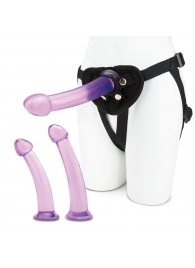 Тренировочный набор с тремя насадками Pegging Training Set - Lux Fetish - купить с доставкой в Копейске