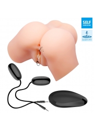 Телесный мастурбатор-полуторс с вибрацией Samantha - Baile - в Копейске купить с доставкой