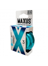 Презервативы Maxus G spot с двойной спиралью - 3 шт. - Maxus - купить с доставкой в Копейске