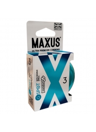 Презервативы Maxus G spot с двойной спиралью - 3 шт. - Maxus - купить с доставкой в Копейске
