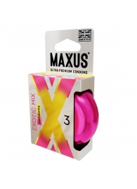 Ароматизированные презервативы Maxus Exotic Mix - 3 шт. - Maxus - купить с доставкой в Копейске