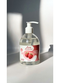Лубрикант на водной основе Love Protection Raspberry с ароматом малины - 300 мл. - Lola Games - купить с доставкой в Копейске