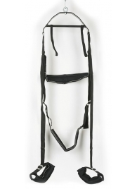 Черные секс-качели из широких ремней - Orion - купить с доставкой в Копейске