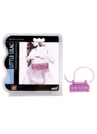 Эрекционное кольцо с вибратором LITTLE LILAC - Dream Toys - в Копейске купить с доставкой