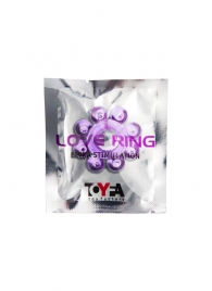 Мягкая фиолетовая гелевая насадка - Toyfa Basic - в Копейске купить с доставкой