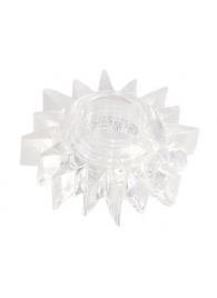 Прозрачное гелевое эрекционное кольцо-солнце - Toyfa Basic - в Копейске купить с доставкой